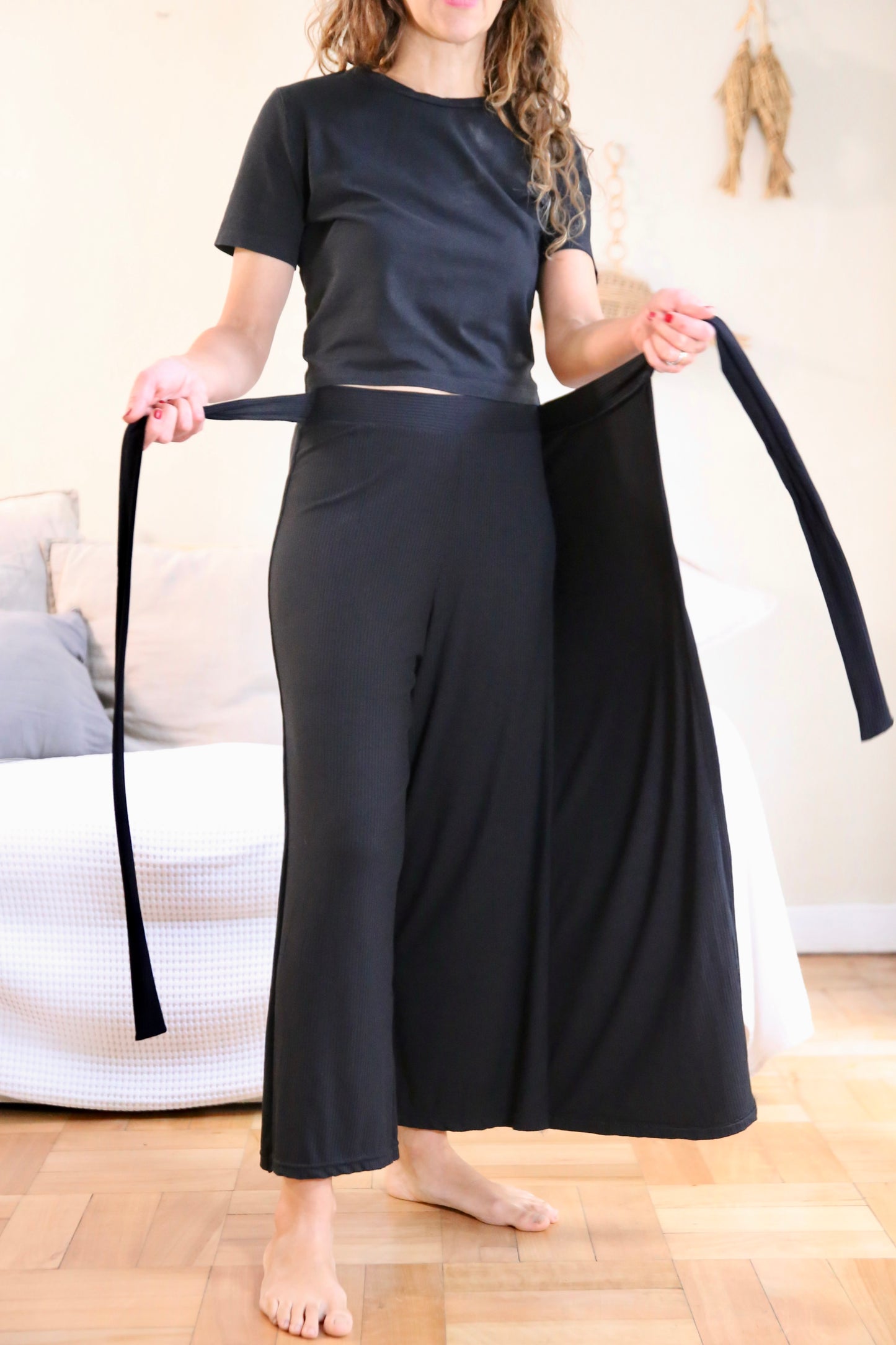 Falda Pantalón Sara Negra