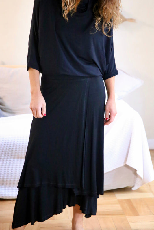 Conjunto Modal - Falda dos capas