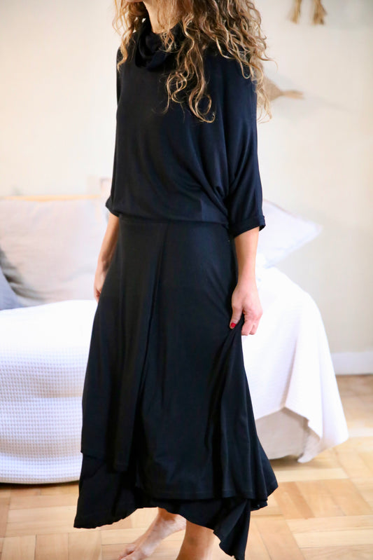 Conjunto Modal - Falda dos capas