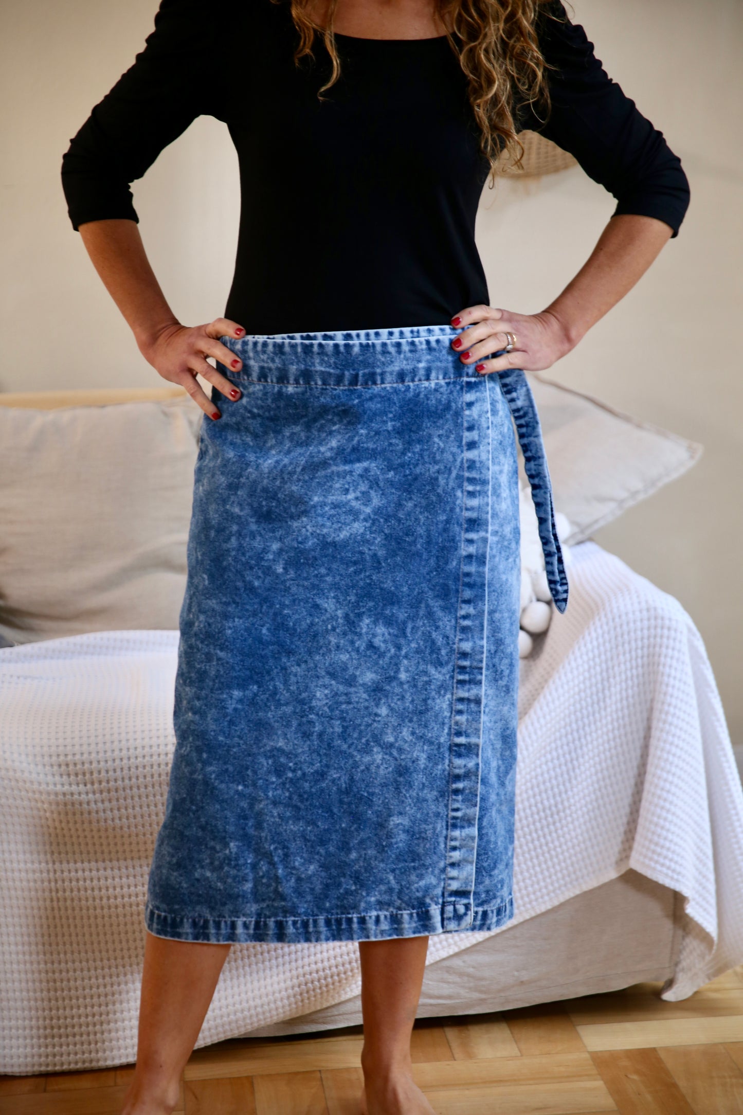 Falda jeans