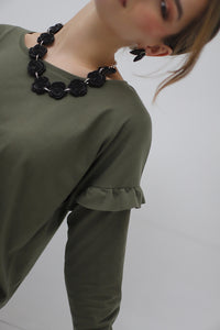 Polera Jazmín Verde musgo