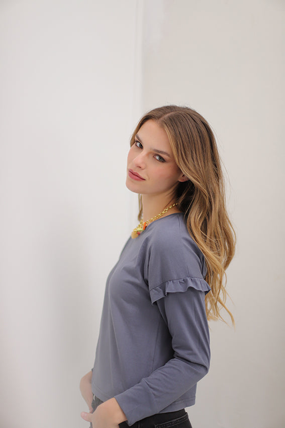 Polera Jazmín Petróleo