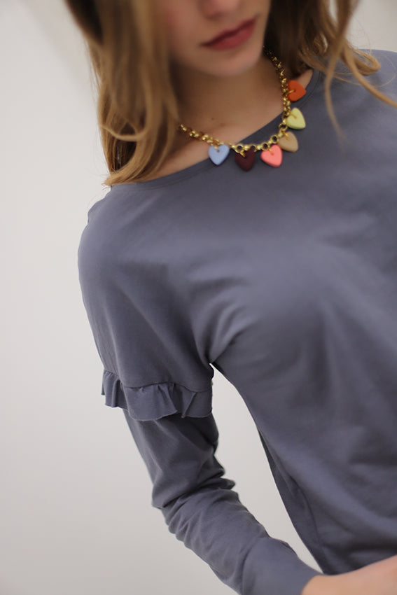 Polera Jazmín Petróleo