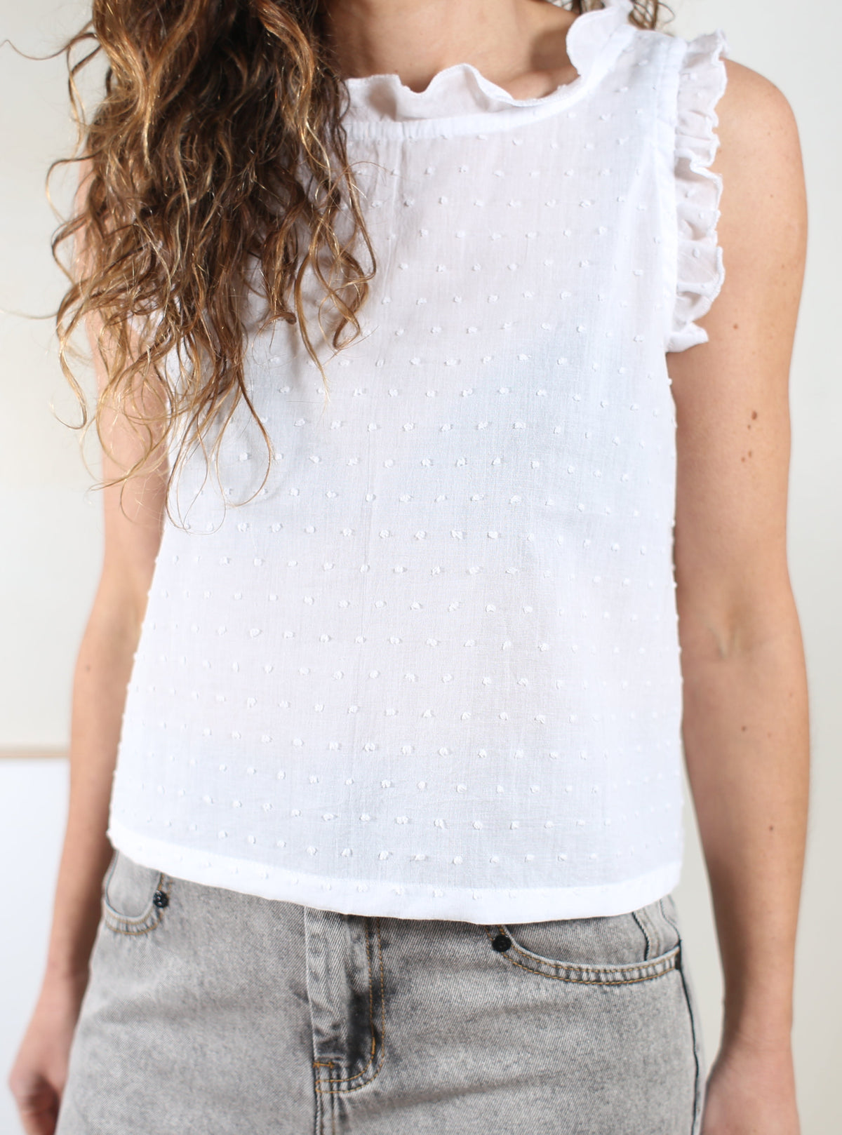 Blusa Amelia Blanca