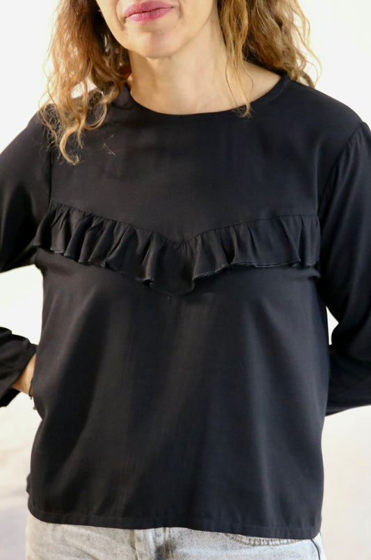 Blusa Cami Negra