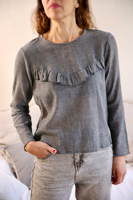 Blusa Cami Gris