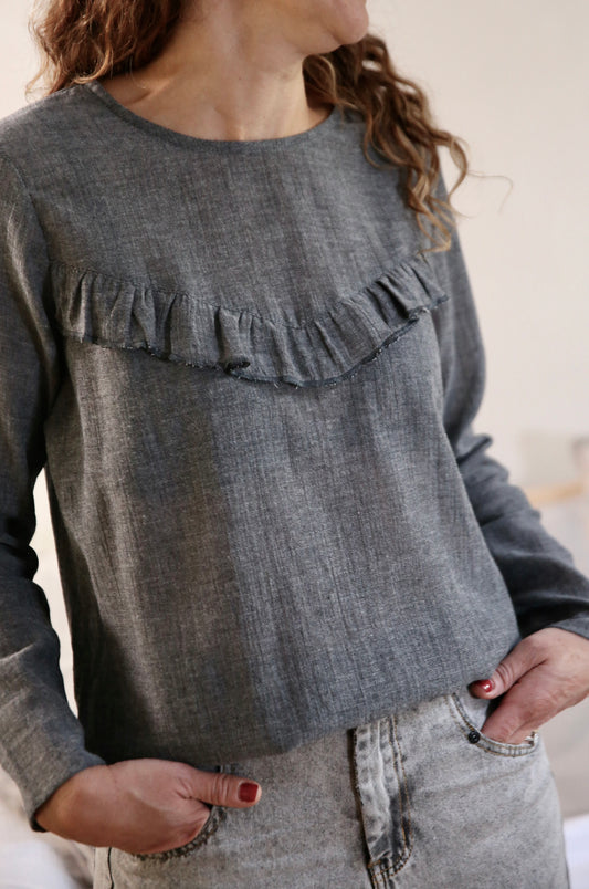Blusa Cami Gris