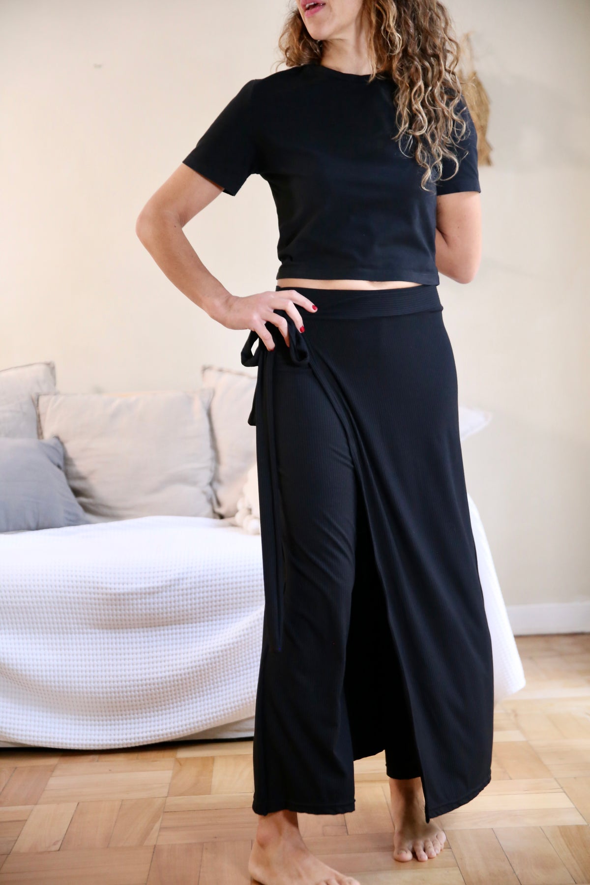 Falda Pantalón Sara Negra