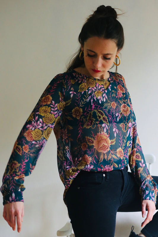Blusa Isa Turquesa