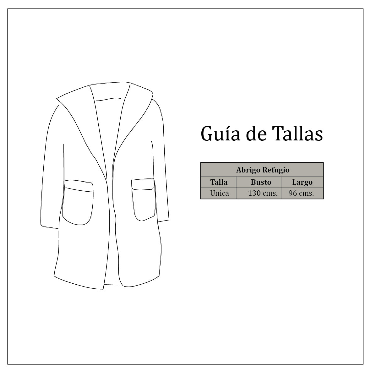 Guía de tallas