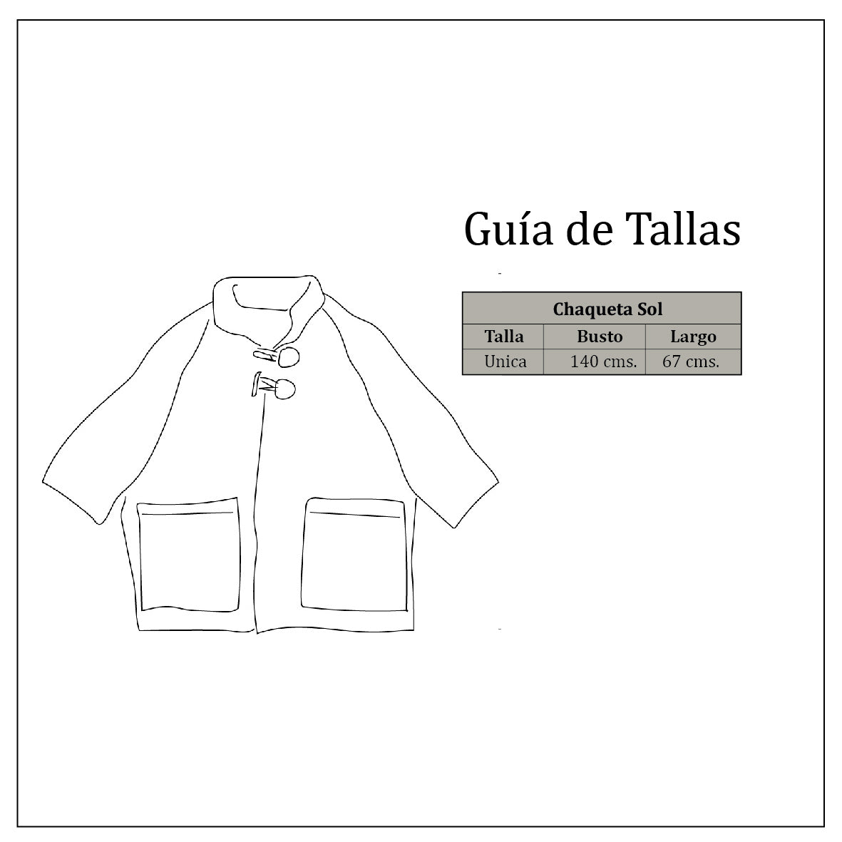 Guía de tallas