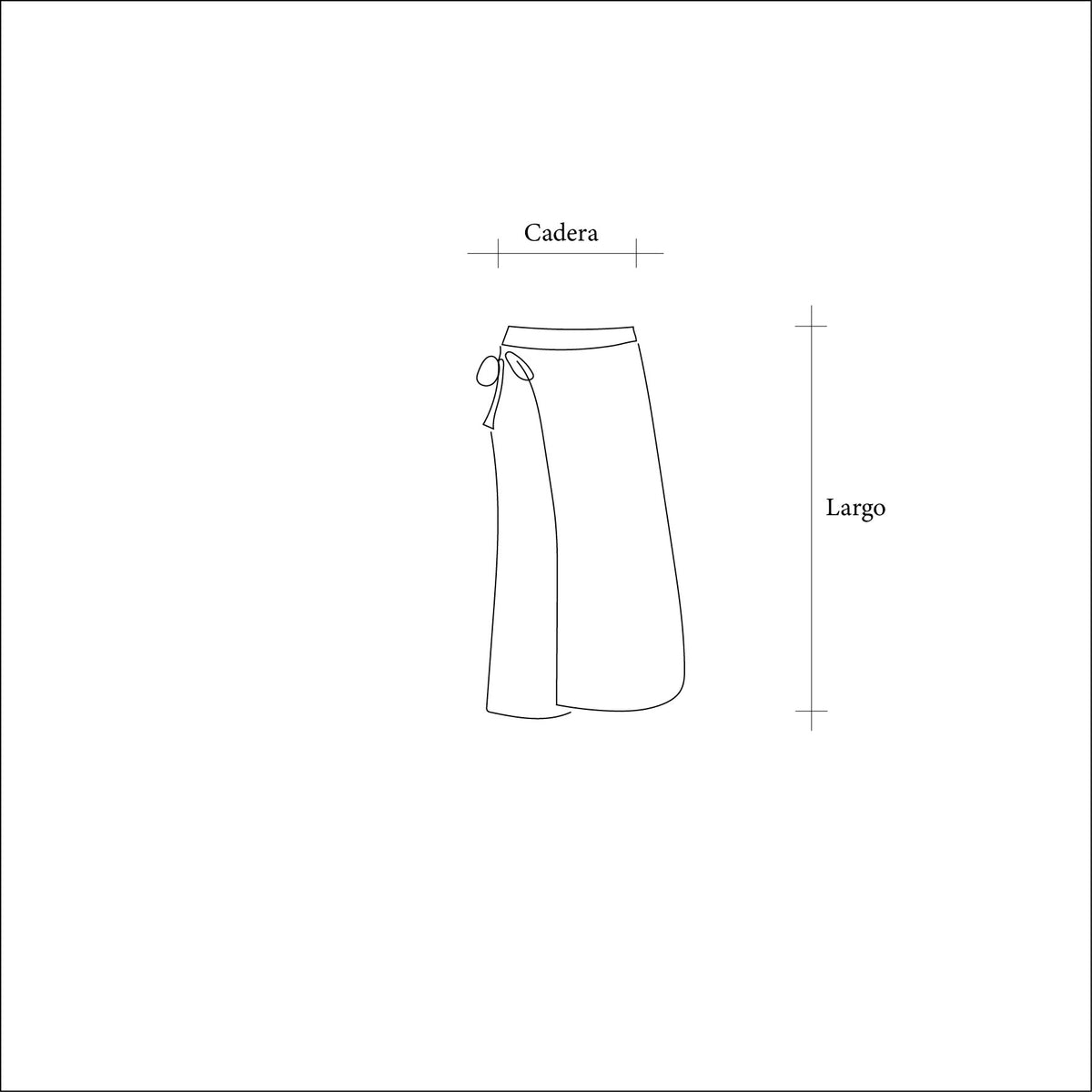 Falda Pantalón Sara Gris