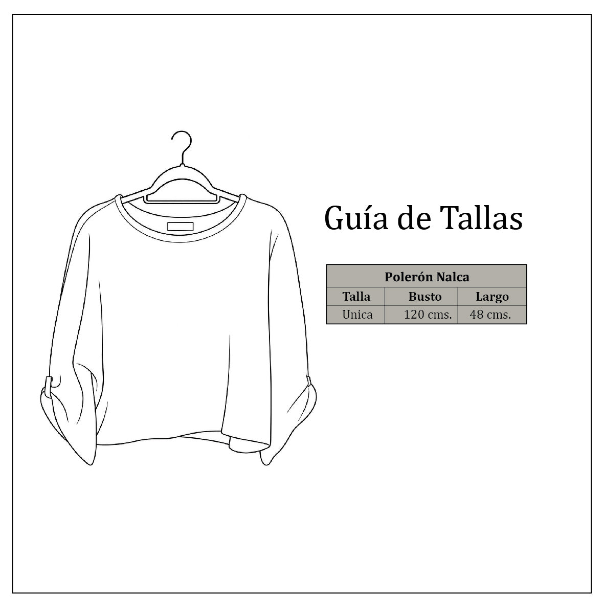 Guía de tallas