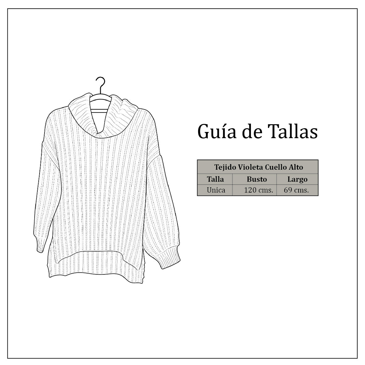 Guía de tallas